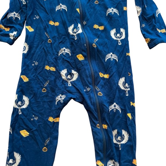 Harry Potter x Kyte Baby One Piece‎ Size 3T "Ravenclaw" Zippered Footie Pajamas - Picture 3 of 7